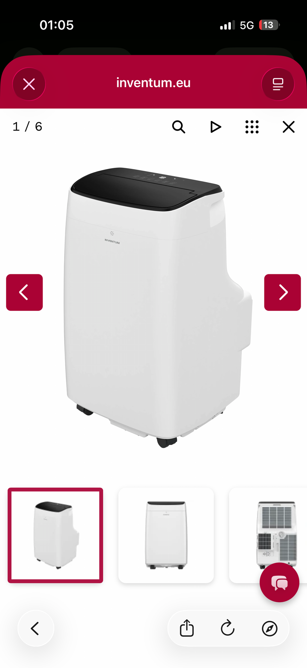 Inventum Airco AC901 – 9.000 BTU | Tot 80 m³